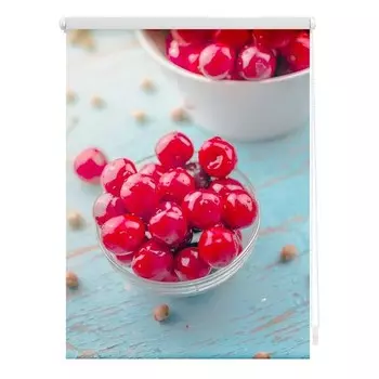 Затемняющие рулонные шторы Lichtblick Kirschen, 60x150x6 см, красный