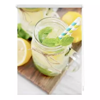 Затемняющие рулонные шторы Lichtblick Limo, 80x150x6 см, желтый