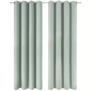 Затемняющие шторы Blumtal, 140x145 см, зеленый