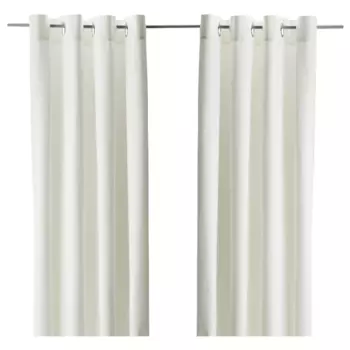 Затемняющие шторы Ikea Marete 2 шт, белый