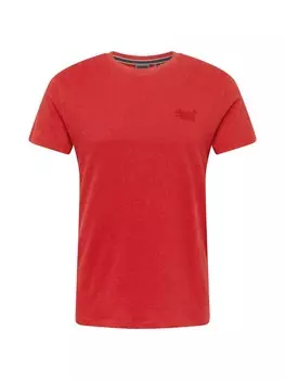 Зауженная футболка Superdry, крапчатый красный