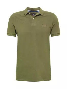 Зауженная футболка Superdry, оливковое
