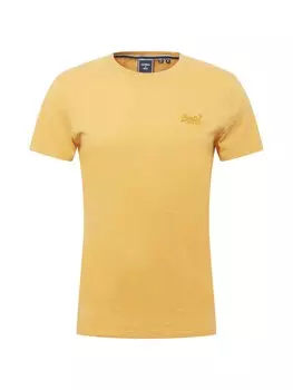 Зауженная футболка Superdry, пестрый желтый