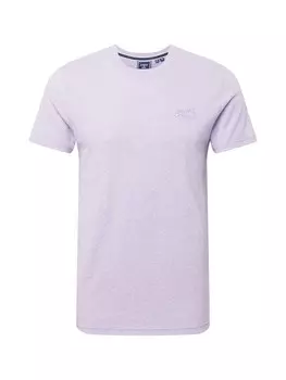 Зауженная футболка Superdry, сирень