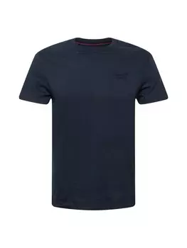 Зауженная футболка Superdry, темно-синий