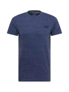 Зауженная футболка Superdry, темно-синий