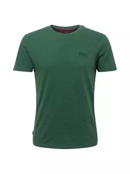 Зауженная футболка Superdry, трава зеленая