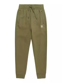 Зауженные брюки ADIDAS ORIGINALS Adicolor, цвет Olive/Light green