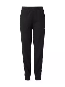 Зауженные брюки ADIDAS ORIGINALS, черный