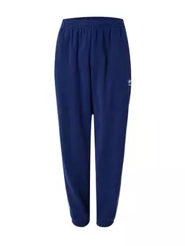 Зауженные брюки ADIDAS ORIGINALS, темно-синий