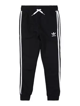 Зауженные брюки ADIDAS ORIGINALS Trefoil, черный