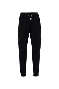 Зауженные брюки Alpha Industries, черный