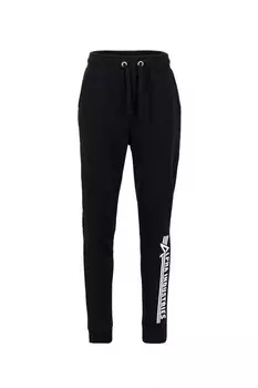 Зауженные брюки Alpha Industries, черный