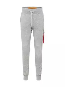 Зауженные брюки ALPHA INDUSTRIES X-Fit, пятнистый серый