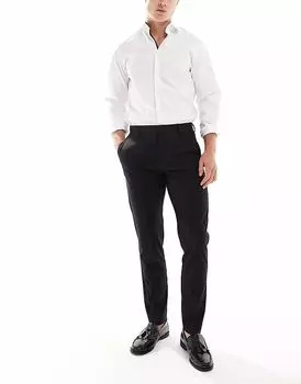 Зауженные брюки ASOS DESIGN черного цвета