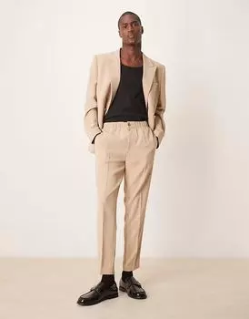 Зауженные брюки ASOS DESIGN с текстурой камня