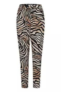 Зауженные брюки b.young, разноцветный