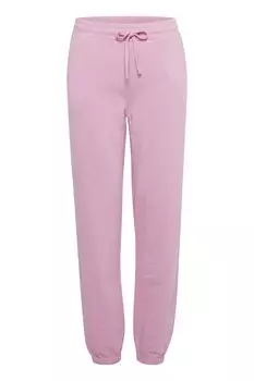 Зауженные брюки b.young, розовый