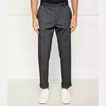 Зауженные брюки Boss, серый