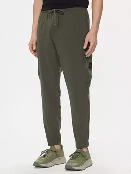 Зауженные брюки Boss, зеленый