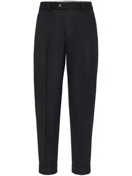 Зауженные брюки Brunello Cucinelli, черный