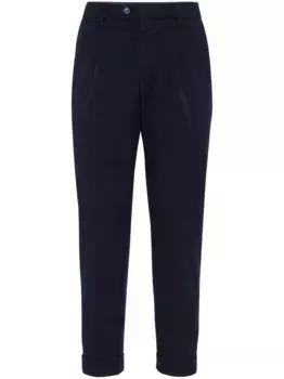 Зауженные брюки Brunello Cucinelli, синий