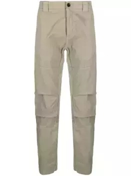 Зауженные брюки C.P. Company, зеленый