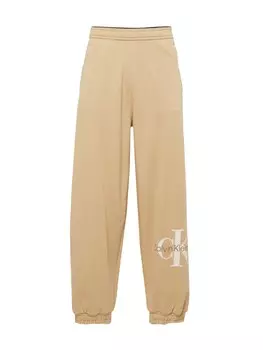Зауженные брюки Calvin Klein, бежевый
