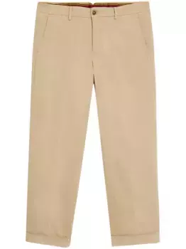 Зауженные брюки чинос Brooks Brothers, нейтральный