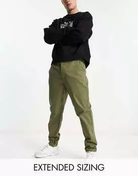 Зауженные брюки чинос цвета хаки ASOS DESIGN