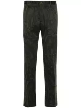 Зауженные брюки чинос ETRO, зеленый