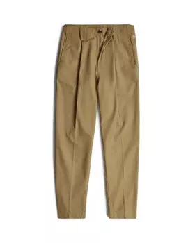 Зауженные брюки-чинос G-STAR Pleated, цвет Cappuccino