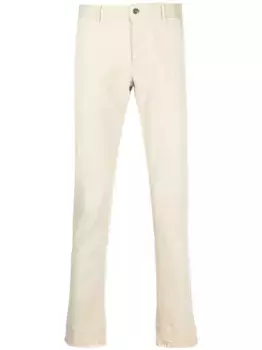 Зауженные брюки чинос Incotex, нейтральный