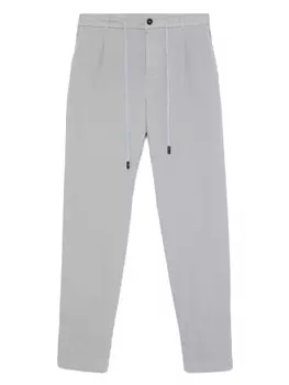 Зауженные брюки чинос Peserico, серый