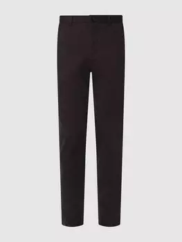 Зауженные брюки-чинос с эластичной отделкой, модель «Лиам» Matinique, темно-коричневый