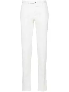 Зауженные брюки чинос средней посадки Incotex, белый