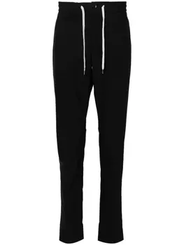 Зауженные брюки чинос средней посадки PT Torino, черный