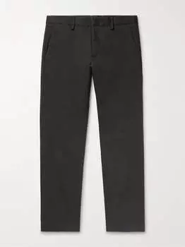 Зауженные брюки чинос Theo из эластичного органического хлопка и саржи NN07, черный