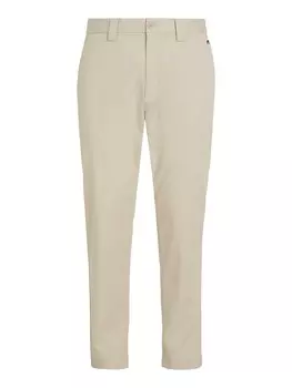 Зауженные брюки-чинос Tommy Jeans, светло-бежевый