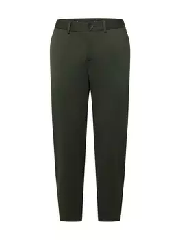 Зауженные брюки-чиносы JACK & JONES KARL PHIL, темно-зеленый
