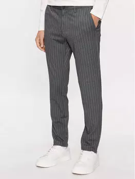 Зауженные брюки чиносы Only & Sons, серый