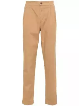 Зауженные брюки чиносы Peserico, коричневый