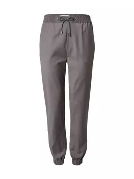 Зауженные брюки DAN FOX APPAREL, серый