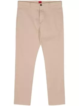 Зауженные брюки David HUGO, бежевый