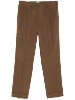 Зауженные брюки Dell'oglio, коричневый