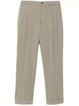 Зауженные брюки Dell'oglio, зеленый