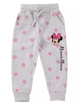Зауженные брюки DISNEY, серый