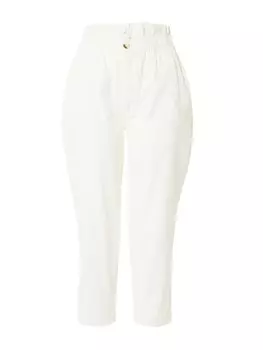 Зауженные брюки Dorothy Perkins, кремовый