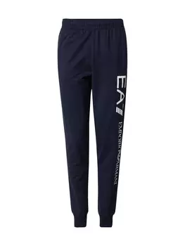Зауженные брюки EA7 Emporio Armani, разноцветный