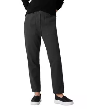 Зауженные брюки Eileen Fisher, черный